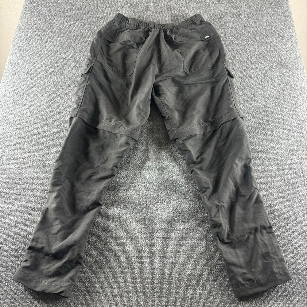 The North Face Pants Mens 32x30 Gray Cargo Microfiber Belted Outdoor Hiking